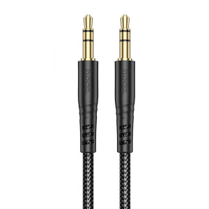 Аудіокабель HOCO UPA24 Smooth AUX audio cable Черное Код: 451968-14