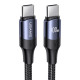 Кабель Usams US-SJ524 U71 Type-C To Type-C 100Вт PD Fast Charging & Data Cable 1.2m черный Код: 437418-14