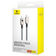 Кабель Baseus Unbreakable Series Fast Charging Data Cable Type-C to Type-C 100W 1m Stellar Белый Код: 457078-14