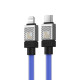 Кабель Baseus CoolPlay Series Fast Charging Cable Type-C to iP 20W 2m Blue Код: 457048-14