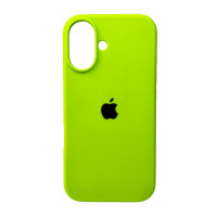 Чохол для смартфона Silicone Full Case AA Open Cam for Apple iPhone 16 24,Shiny Green Код: 439679-14