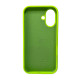 Чохол для смартфона Silicone Full Case AA Open Cam for Apple iPhone 16 24,Shiny Green Код: 439679-14