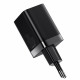 Мережевий зарядний пристрій Baseus Super Si Pro Quick Charger C+U 30W EU Black Код: 405129-14