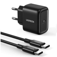 Зарядний пристрій UGREEN CD250 PD Fast Charger+USB Cable EU(UGR-50581) Код: 421359-14