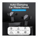 Автотримач для телефону Vention Auto-Clamping Car Phone Mount With Duckbill Clip Black Disc Fashion Type (KCSB0) Код: 411889-14