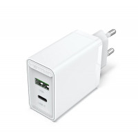 Зарядний пристрій Vention Two-Port USB(A+C) Wall Charger (18W/20W) EU-Plug White (FBBW0-EU) Код: 411869-14