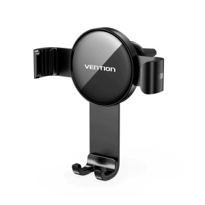 Автотримач для телефону Vention Auto-Clamping Car Phone Mount With Duckbill Clip Black Disc Fashion Type (KCSB0) Код: 411889-14