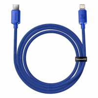 Кабель Baseus Crystal Shine Series Fast Charging Data Cable Type-C to iP 20W 1.2m Blue Код: 441279-14