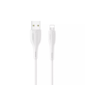 Кабель Usams US-SJ371 U38 Lightning Charging and Data Cable 1m White