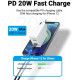 Зарядний пристрій Vention Two-Port USB(A+C) Wall Charger (18W/20W) EU-Plug White (FBBW0-EU)