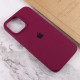 Чохол для смартфона Silicone Full Case AA Open Cam for Apple iPhone 16 Pro 35,Maroon Код: 439659-14