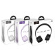 Навушники HOCO W21 Graceful charm wire control headphones Purple