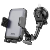 Тримач для мобільного HOCO H27 Rock push-type car holder(center console) Black gray Код: 420409-14