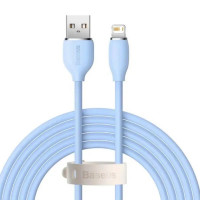 Кабель Baseus Jelly Liquid Silica Gel Fast Charging Data Cable USB to iP 2.4A 2m Blue