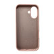 Чохол для смартфона Silicone Full Case AA Open Cam for Apple iPhone 16 15,Pink Sand Код: 453019-14