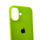 Чохол для смартфона Silicone Full Case AA Open Cam for Apple iPhone 16 24,Shiny Green Код: 439679-14