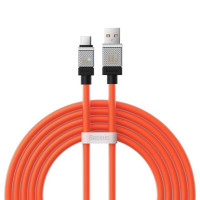 Кабель Baseus CoolPlay Series Fast Charging Cable USB to Type-C 100W 2m Orange Код: 457029-14