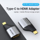 Адаптер Vention Type-C to HDMI Adapter Gray Alloy Type (TCAH0) Код: 420479-14
