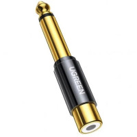 Перехідник UGREEN AV169 6.35mm Male to RCA Female Adapter(UGR-80731) Код: 421349-14