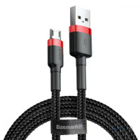 Кабель Baseus Cafule Cable USB For Micro 1.5A 2m Red+Black Код: 427179-14