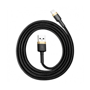 Кабель Baseus Cafule Cable USB For Lightning 1.5A 2m Gold+Black Код: 452129-14