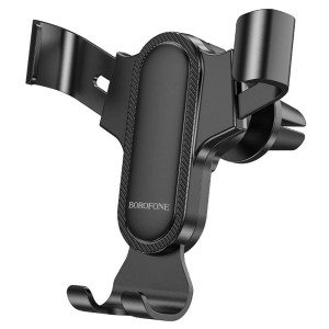 Тримач для мобільного BOROFONE BH74 Rock air outlet gravity car holder Черное Код: 452229-14