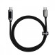 Кабель Baseus Display Fast Charging Data Cable Type-C to Type-C 100W 2m Черное Код: 457039-14