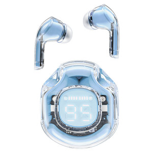 Навушники ACEFAST T8 Crystal color (2) bluetooth earbuds Ice Blue Код: 432469-14