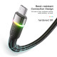 Кабель Essager Colorful LED USB Cable Fast Charging 2.4A USB-A to Micro 2m черный (EXCM-XCDA01) Код: 427149-14