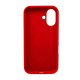 Чохол для смартфона Silicone Full Case AA Open Cam for Apple iPhone 16 11,Red Код: 446439-14