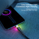 Кабель Essager Colorful LED USB Cable Fast Charging 2.4A USB-A to Micro 2m черный (EXCM-XCDA01) Код: 427149-14