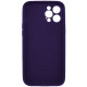 Чохол для смартфона Silicone Full Case AA Camera Protect for Apple iPhone 12 Pro Max 59,Berry Purple Код: 430839-14