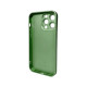 Чохол для смартфона AG Glass Matt Frame Color Logo for Apple iPhone 14 Pro Max Light Green Код: 430189-14