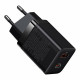 Мережевий зарядний пристрій Baseus Super Si Pro Quick Charger C+U 30W EU Black Код: 405129-14