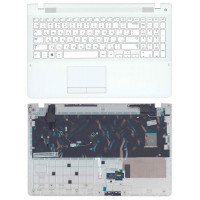 Клавіатура для ноутбука Samsung (370R4E) White, (White TopCase), RU