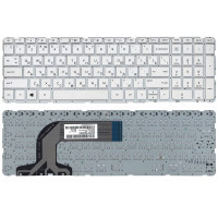 Клавіатура для ноутбука HP Pavilion (17, 17-E) White, (No Frame) RU