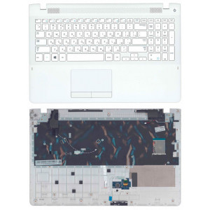 Клавіатура для ноутбука Samsung (370R4E) White, (White TopCase), RU