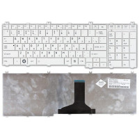 Клавиатура Toshiba Satellite (C650, C650D, C655, C655D, C660, C660D, C670, C670D, L650, L650D, L655, L655D, L660, L660D, L665, L665D, L670, L670D, L675, L675D, L750, L750D, L755, L755D, L770, L770D, L775, L775D) White, RU