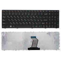 Кдавіатура для ноутбука Lenovo IdeaPad (Z560, Z565, G570, G770) Black, (Black Frame), RU