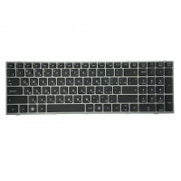 Клавиатура для ноутбука HP ProBook 4540s, 4545s, 4730s Black, (Gray Frame) RU