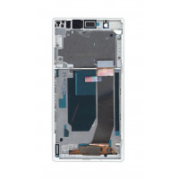 Матриця з тачскріном (модуль) для Sony Xperia Z C6603 чорний з білою рамкою