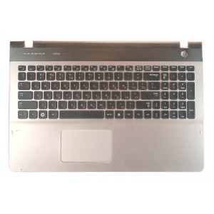 Клавіатура для ноутбука Samsung (QX530) Black, (Silver TopCase), RU