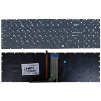 Клавиатура для ноутбука MSI (GS60 GS70 GE62 GE72 GT72 MS-16J1 MS-16J2 MS-1781) с подсветкой (Light), Black, No Frame RU