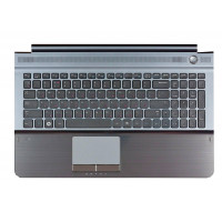 Клавиатура для ноутбука Samsung (RC510) Black, (Gray TopCase), RU