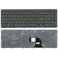 Клавиатура для ноутбука Sony Vaio (SVE15, SVE1511V1R) Black, (Black Frame) RU