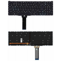 Клавиатура для ноутбука Acer Predator Helios 300 PH315-52 с подсветкой (Light), Black, RU