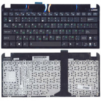 Кдавіатура для ноутбука Asus Eee PC 1011, 1015, 1016, 1018, 1025, X101 Black, (Black Frame) RU