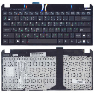 Клавиатура для ноутбука Asus Eee PC 1011, 1015, 1016, 1018, 1025, X101 Черное, (Черное Frame) RU