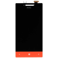Матриця з тачскріном (модуль) для HTC Windows Phone 8S (A620e) чорний + червоний