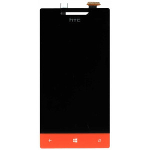 Матриця з тачскріном (модуль) для HTC Windows Phone 8S (A620e) чорний + червоний